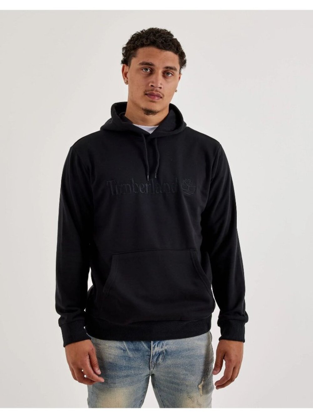 Timberland Men's Hampton Hoodie Black Embroidered Logo Size M NEW WITH TAGS!